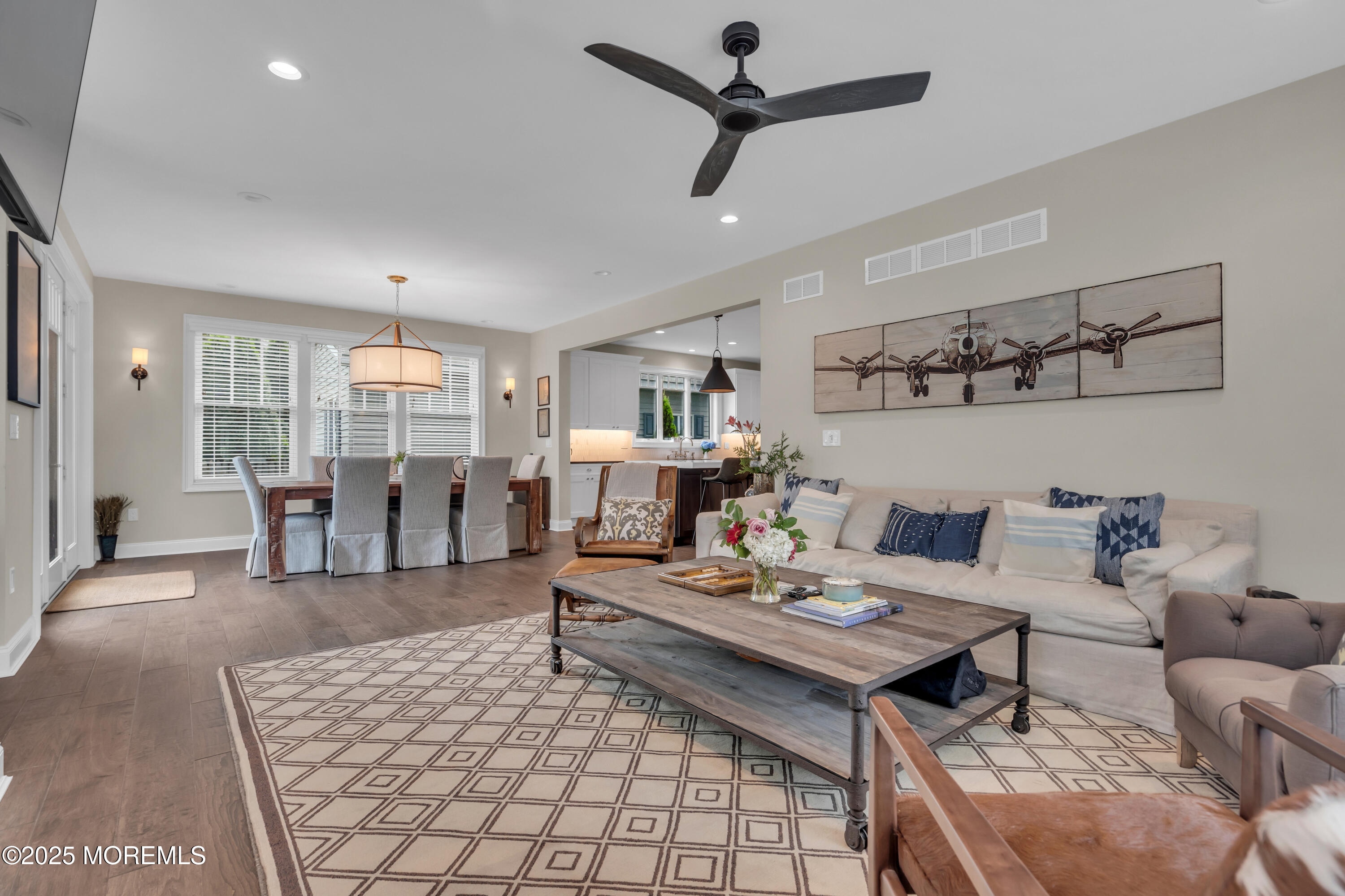2118 Edgewood Place Spring Lake, NJ 07762 - Photo 28 of 67 a living room with furniture and view of kitchen