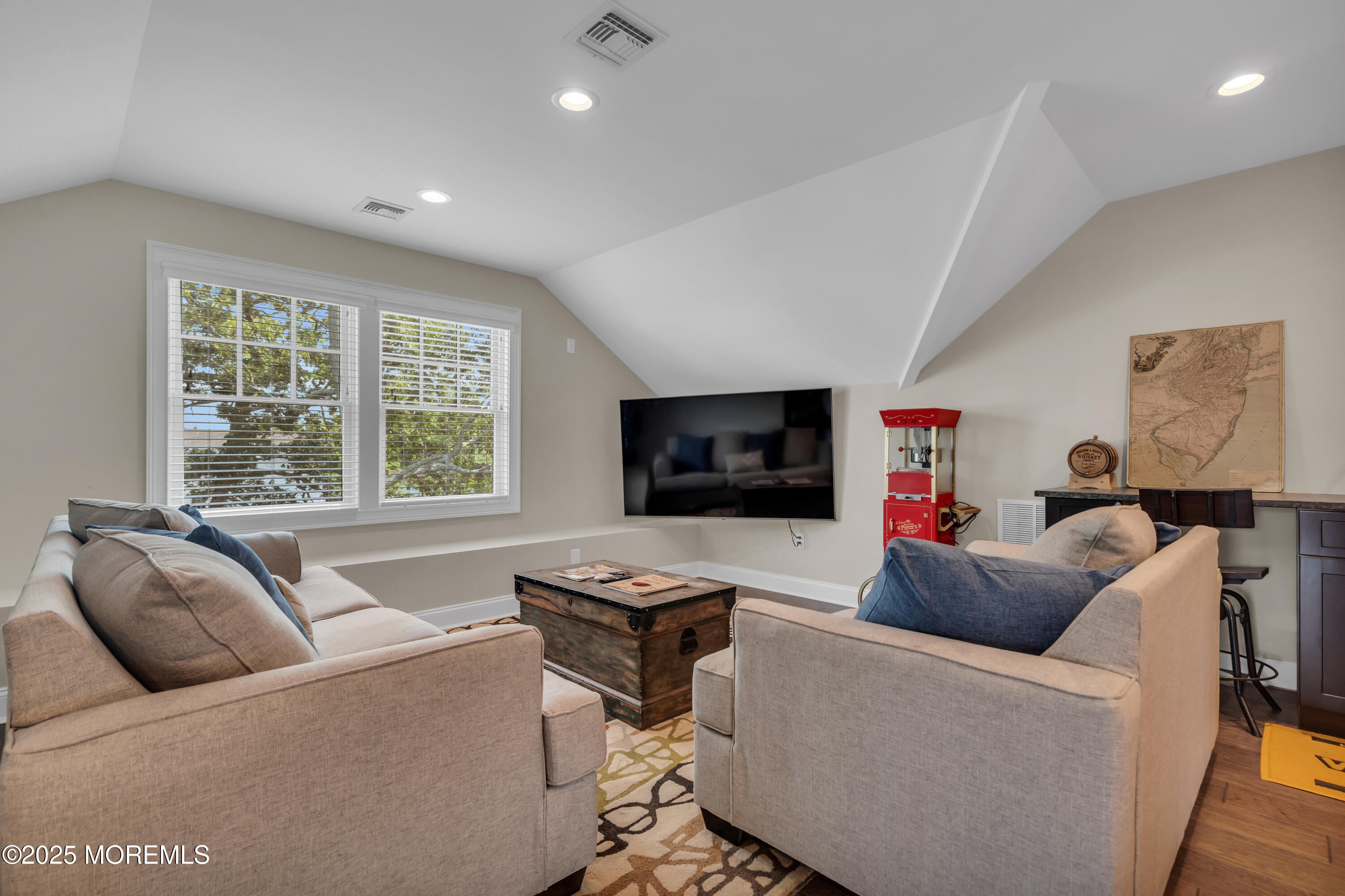 2118 Edgewood Place Spring Lake, NJ 07762 - Photo 51 of 67 a living room with furniture and a flat screen tv