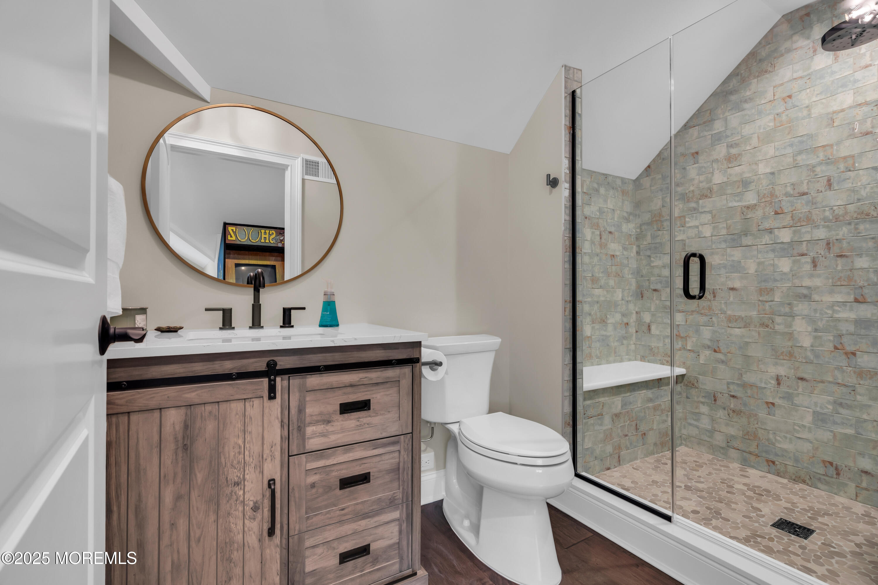 2118 Edgewood Place Spring Lake, NJ 07762 - Photo 67 of 67 a bathroom with a toilet a sink and mirror