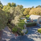 a aerial view of a house