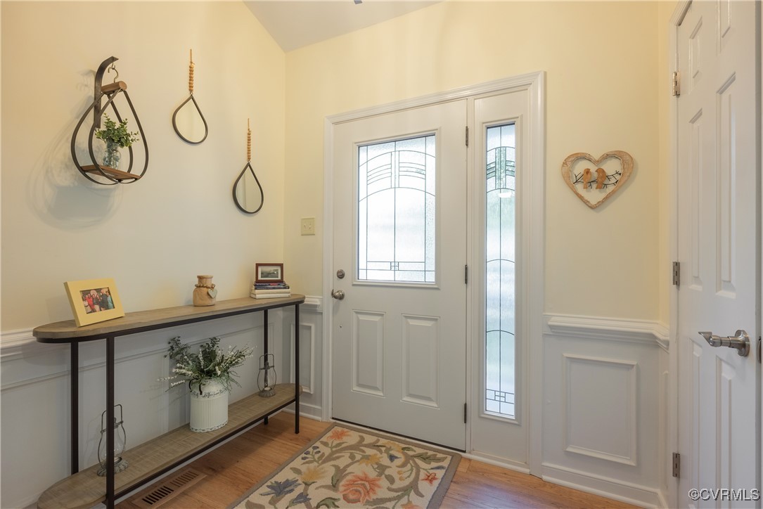 5812 Ridge Point Road Midlothian, VA 23112 - Photo 5 of 45 a bathroom with a glass shower door and a mirror