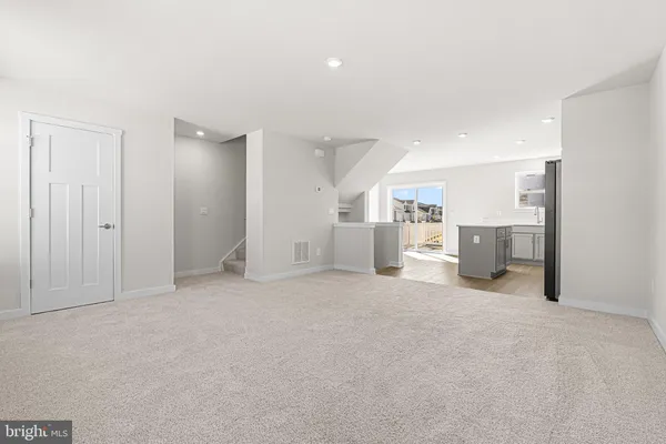 a view of an empty room