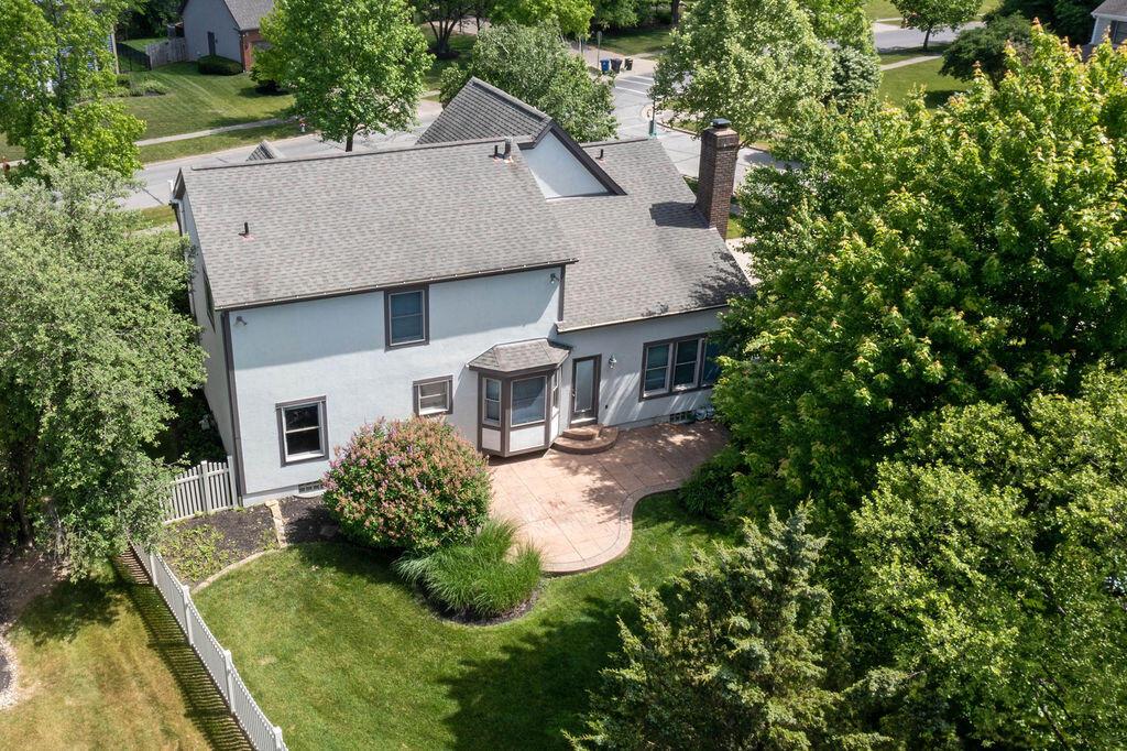 385 Beecher Road Gahanna, OH 43230 - Photo 56 of 57 EXTERIOR BACK AERIAL VIEW OF HOME