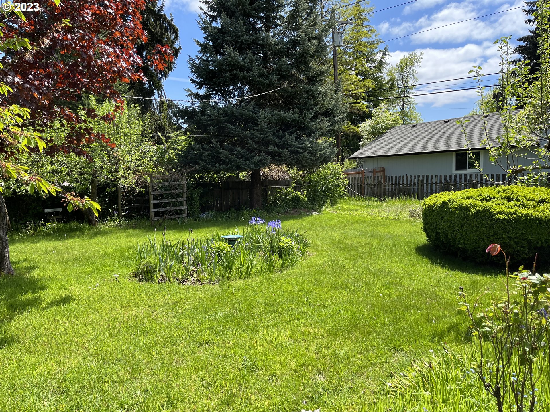 1526 Green Acres Road Eugene, OR 97408 - Photo 10 of 10 a view of backyard with a garden and entertaining space