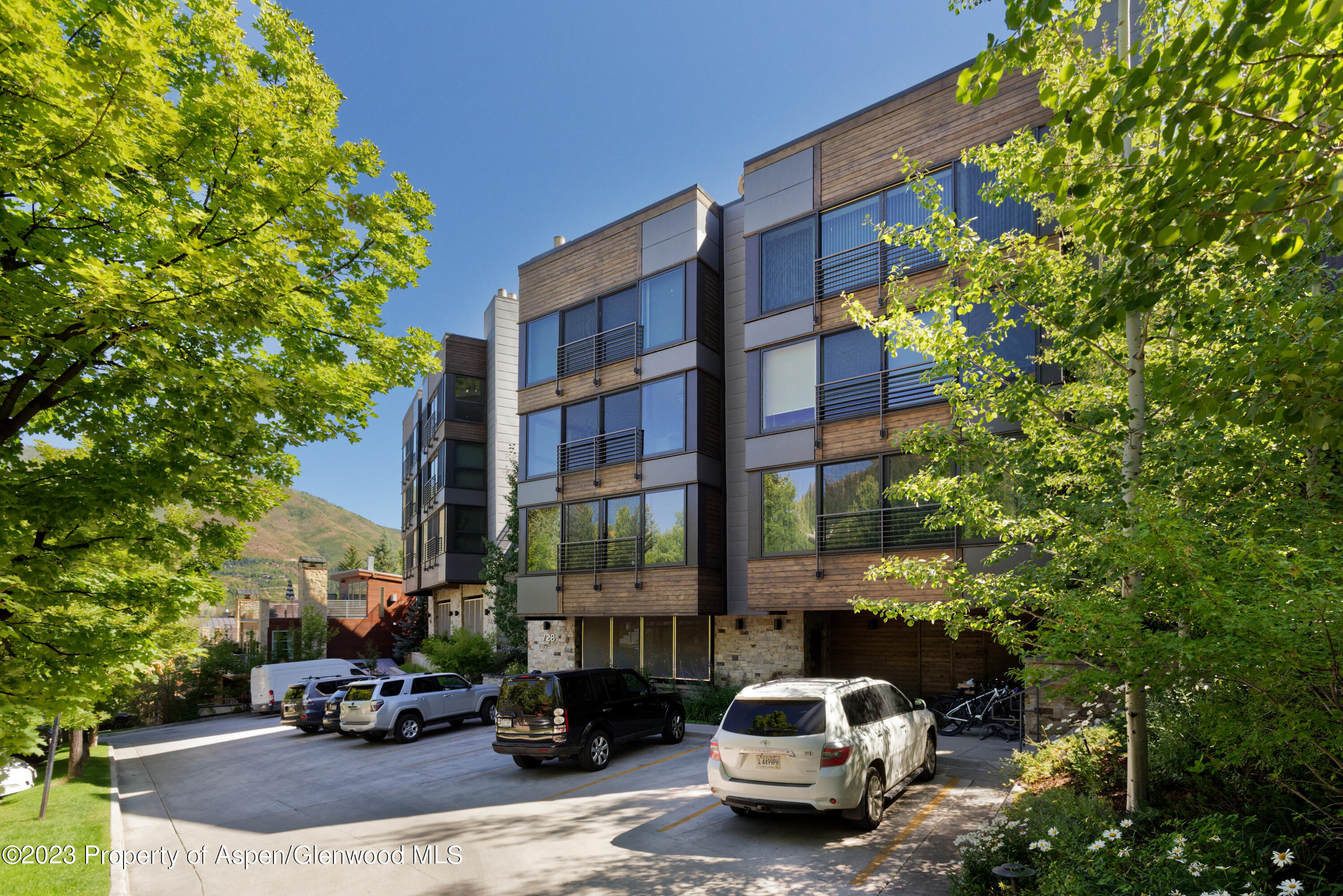 728 South Galena Street, Unit B201 Aspen, CO 81611 - Photo 18 of 18 a car parked in front of a building