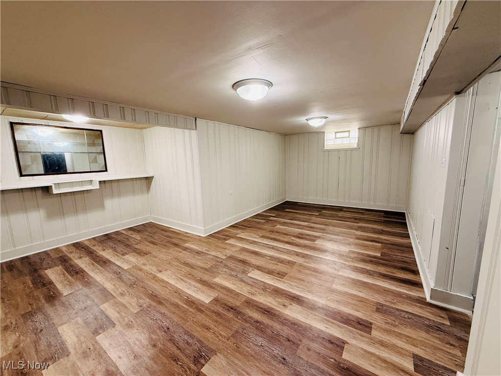 5239 Arch Street Maple Heights, OH 44137 - Photo 15 of 25 Basement featuring light wood finished floors