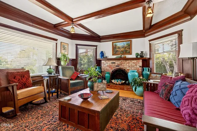 a outdoor living space with furniture