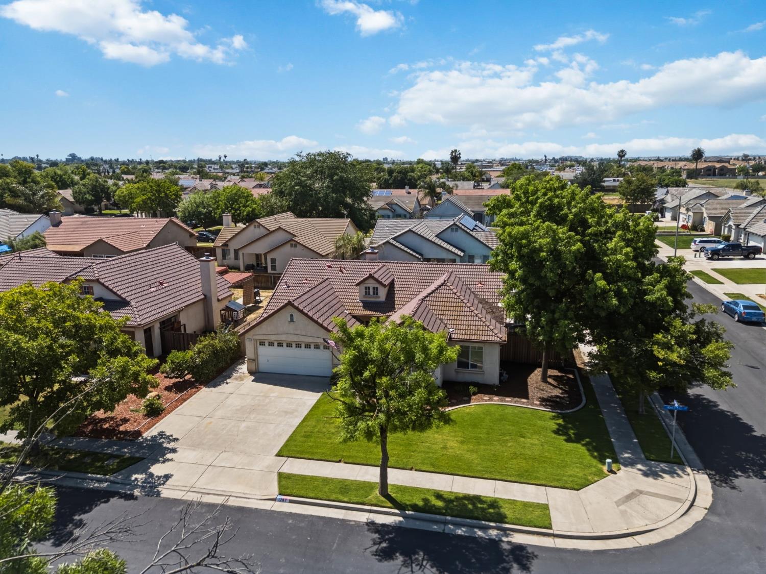 1757 Homestead Way Lemoore, CA 93245 - Photo 34 of 35 an aerial view of a house