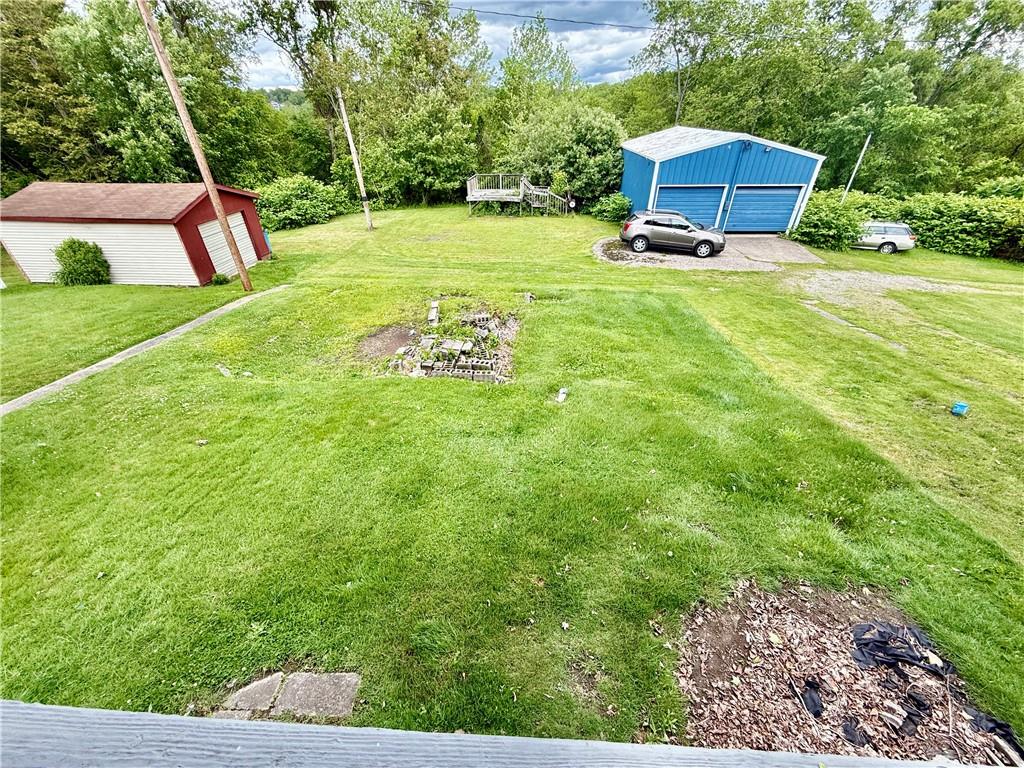 411 East Avenue Allison, PA 15413 - Photo 17 of 19 a garden view with a seating space