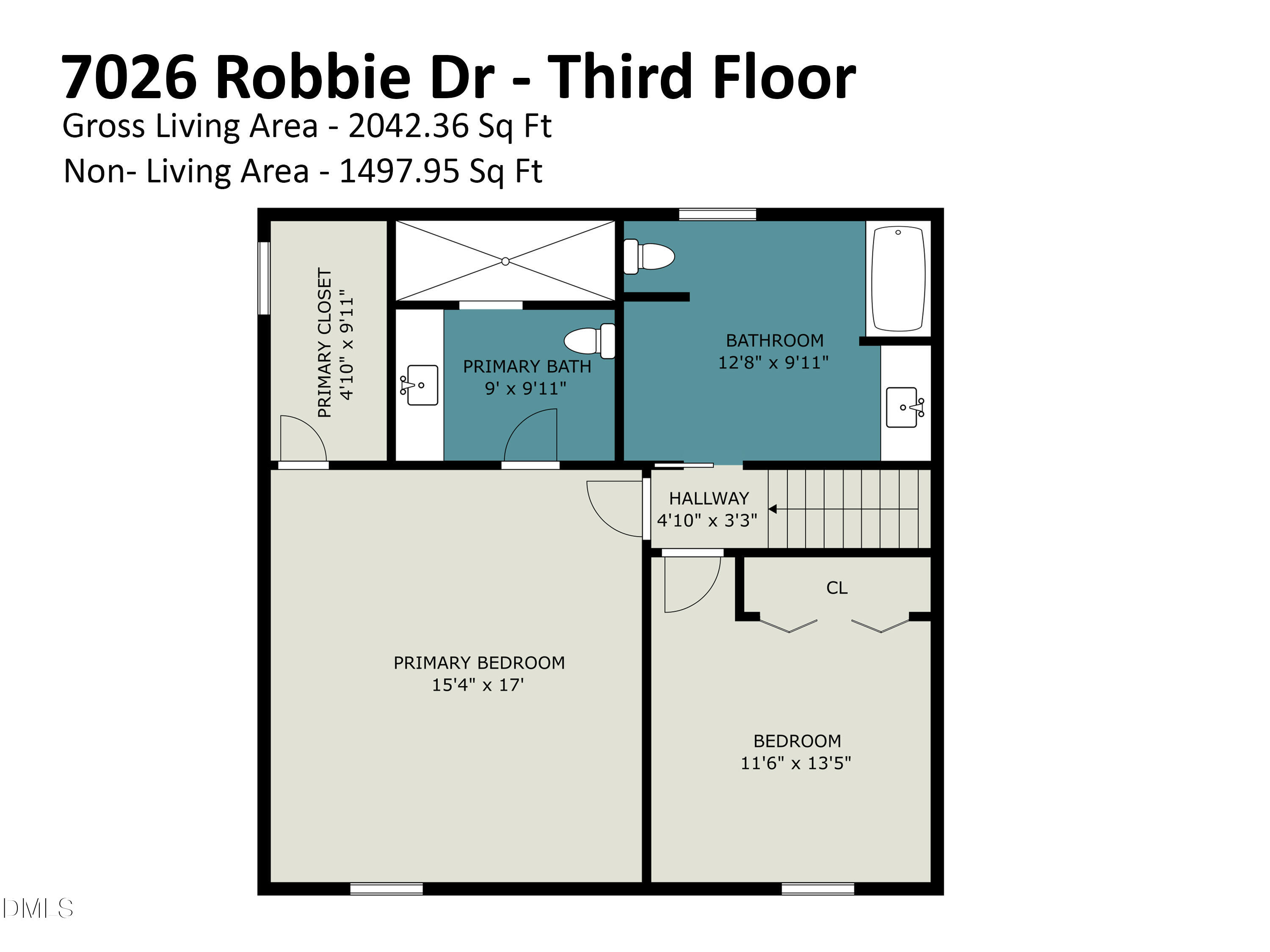 7026 Robbie Drive Raleigh, NC 27607 - Photo 26 of 26 7026_Robbie_Dr_-_Third_Floor