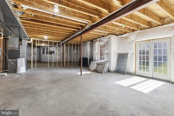 a view of park with trees