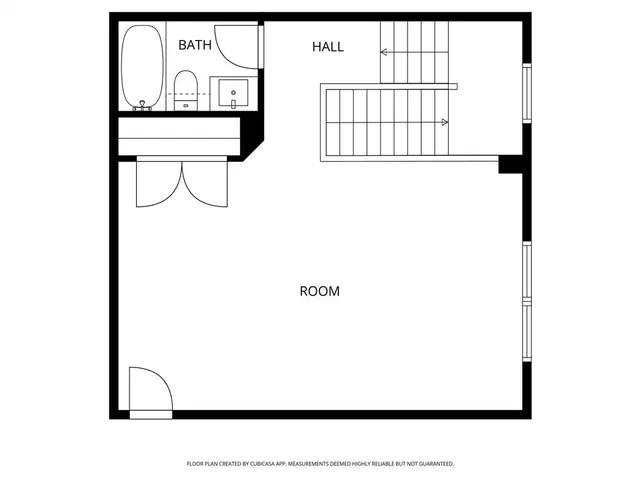 a picture of a bench in a window