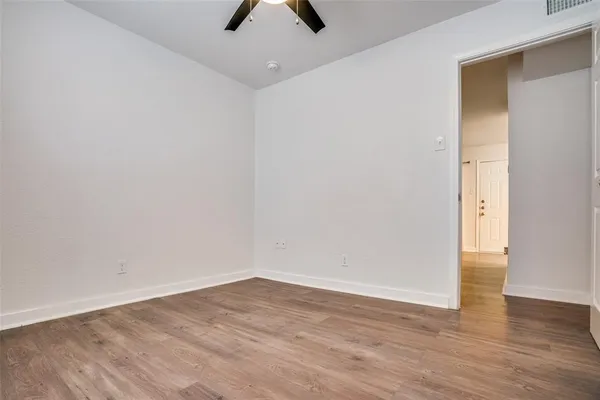 wooden floor in an empty room