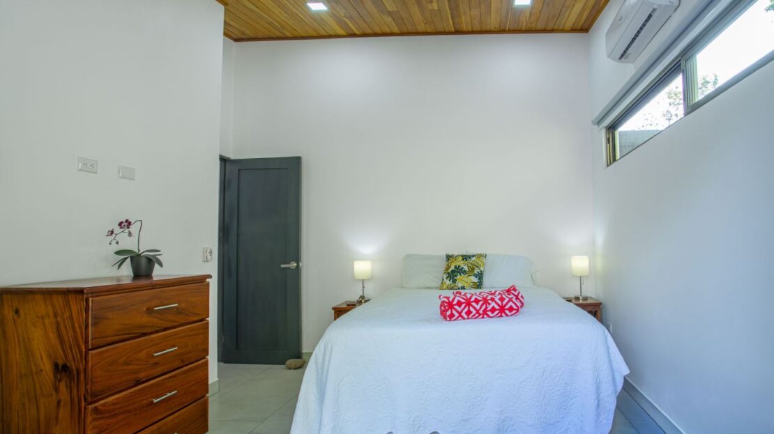 0 Modern Gem In The Natural Setting Washington, OS 20006 - Photo 13 of 33 Bedroom featuring wood ceiling, light tile patterned flooring, and recessed lighting