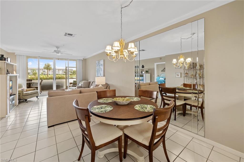 14771 Hole In 1 Circle, Unit 108 Fort Myers, FL 33919 - Photo 7 of 22 a dining room with furniture and window