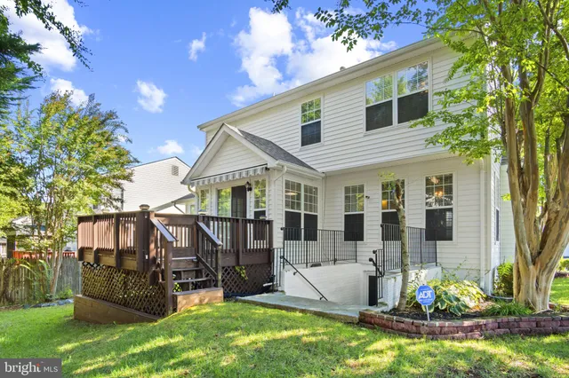a view of backyard with green space