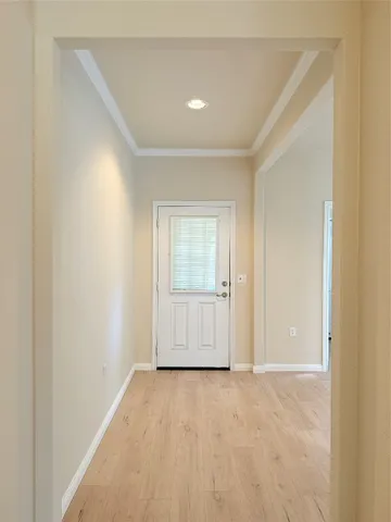 a view of an empty room