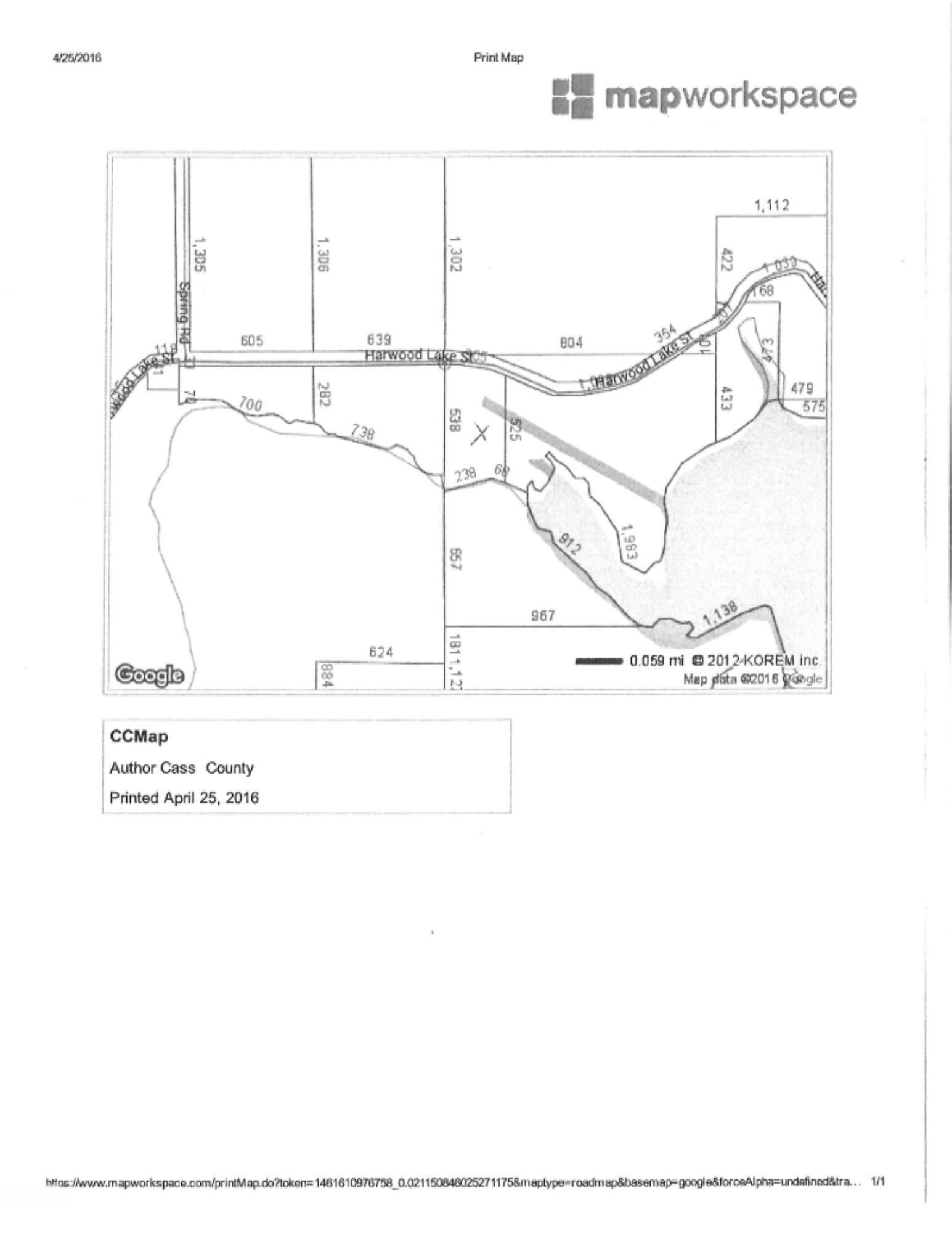Harwood Lake Road Three Rivers, MI 49093 - Photo 2 of 2 Harwood Lake Plat.pdf