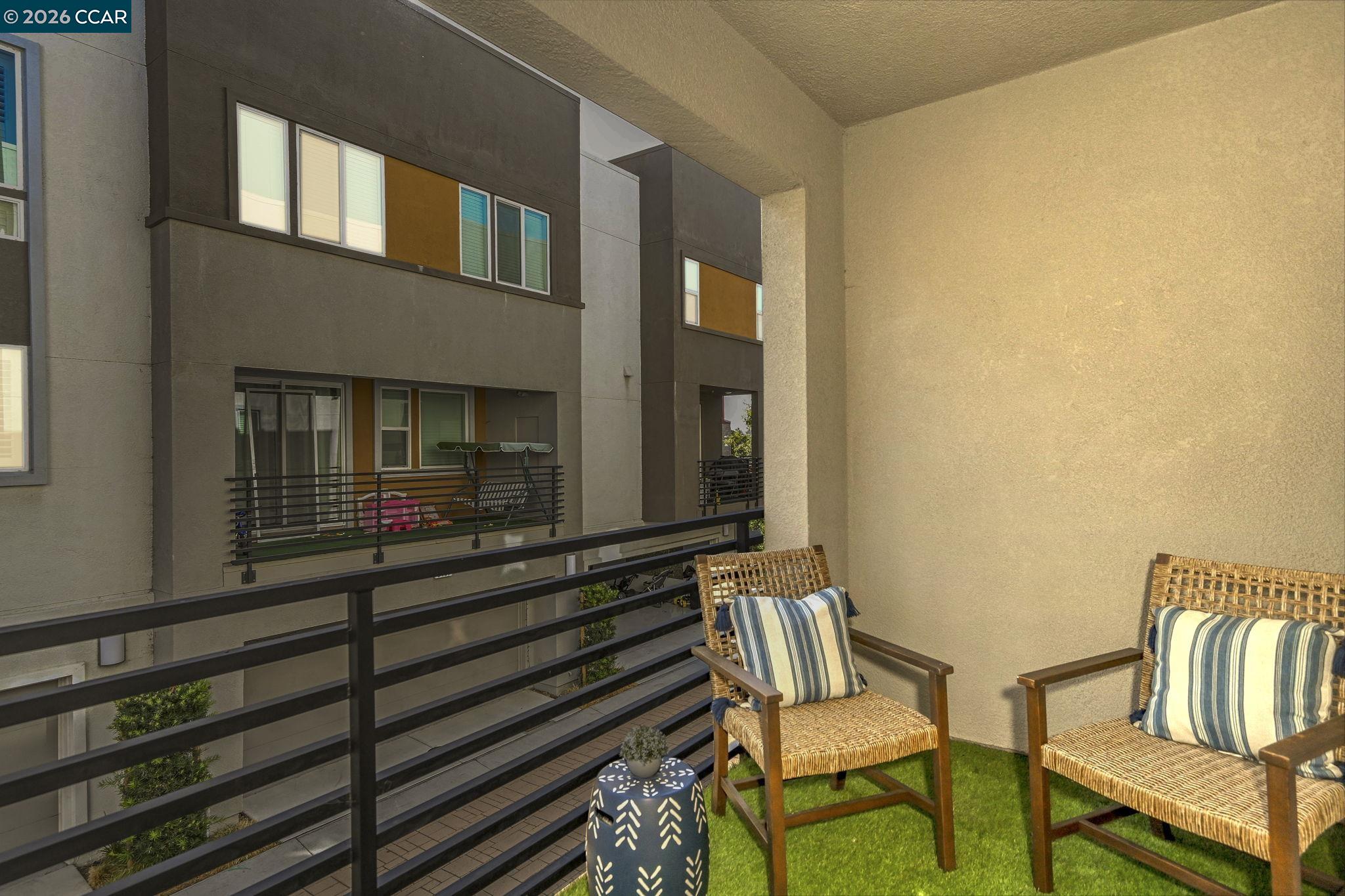 3923 Meridian Street Dublin, CA 94568 - Photo 13 of 39 a view of two chairs in the balcony
