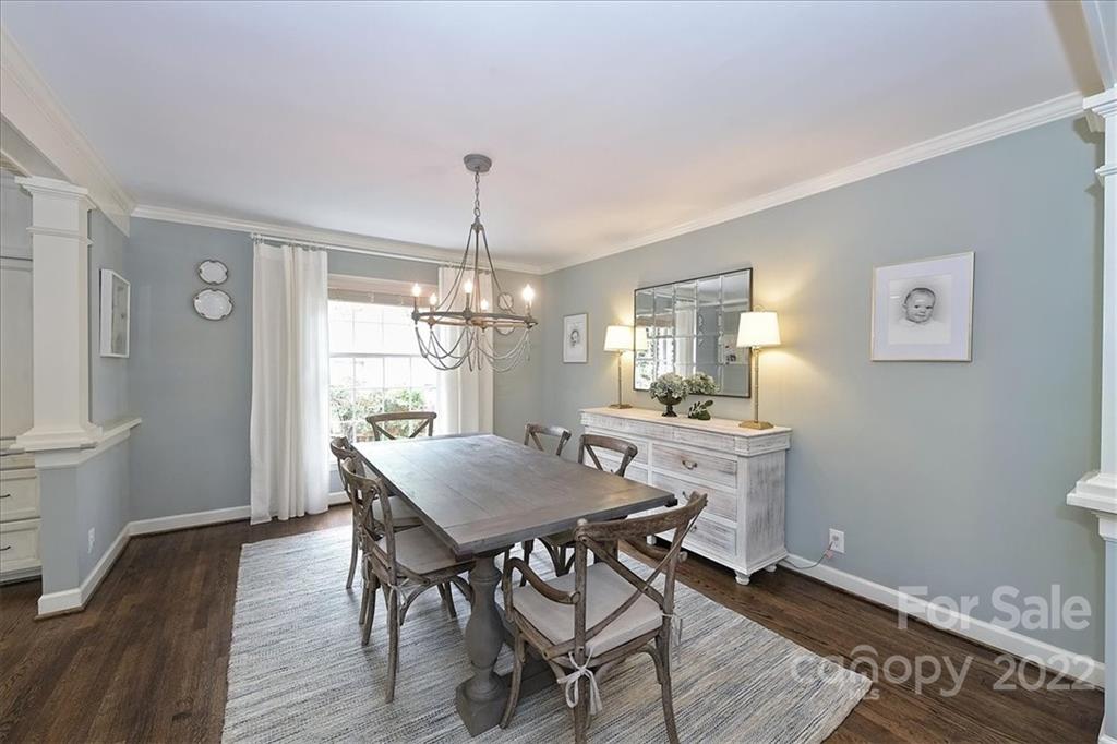 3100 Mountainbrook Road Charlotte, NC 28210 - Photo 17 of 48 a view of a dining room with furniture window and wooden floor