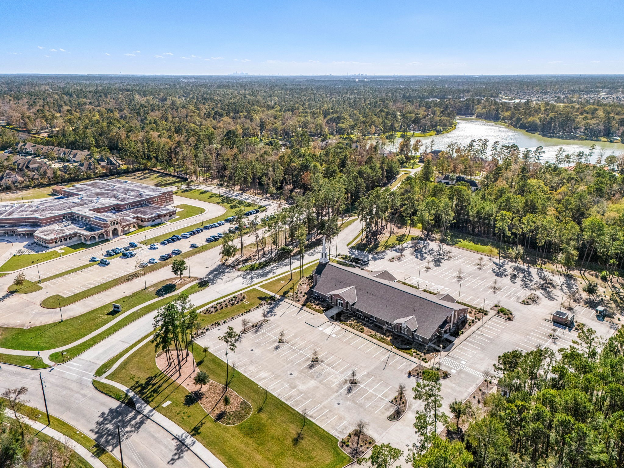4225 Grand Oaks Wind Spring, TX 77386 - Photo 40 of 40 an aerial view of residential houses with outdoor space