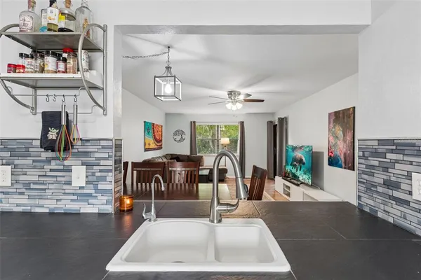 a window in an empty room