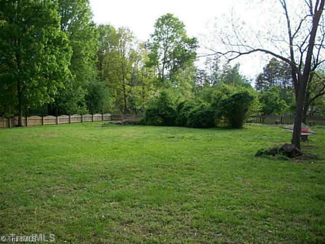Land/Lot. spacious fenced in backyard