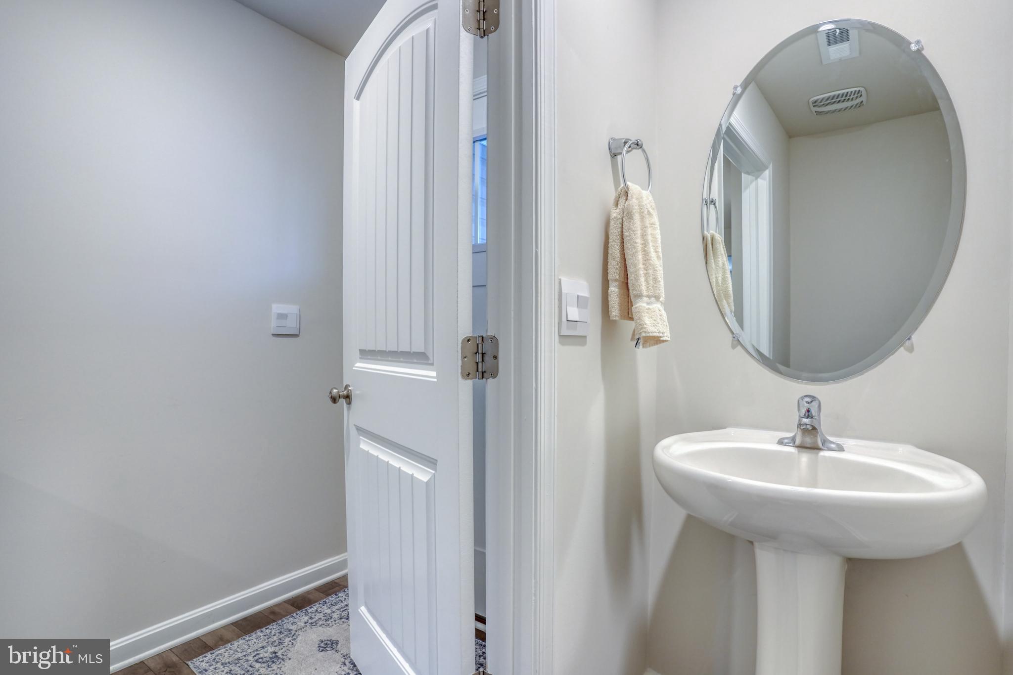 124 Currant Circle Magnolia, DE 19962 - Photo 15 of 45 a bathroom with a sink and a mirror