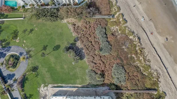 a bird view of water house