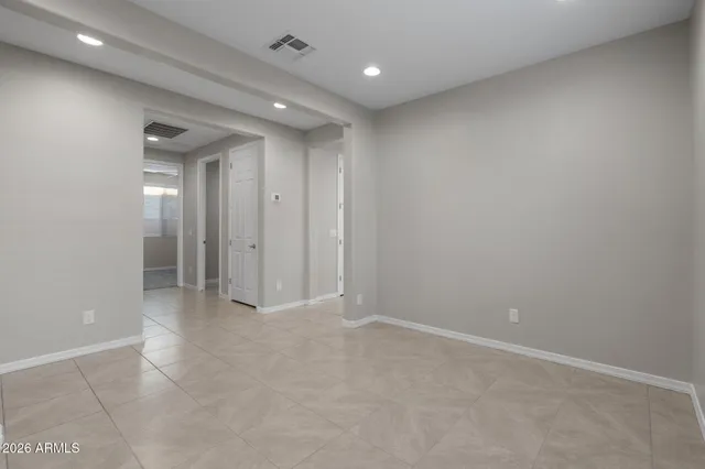 a view of an empty room