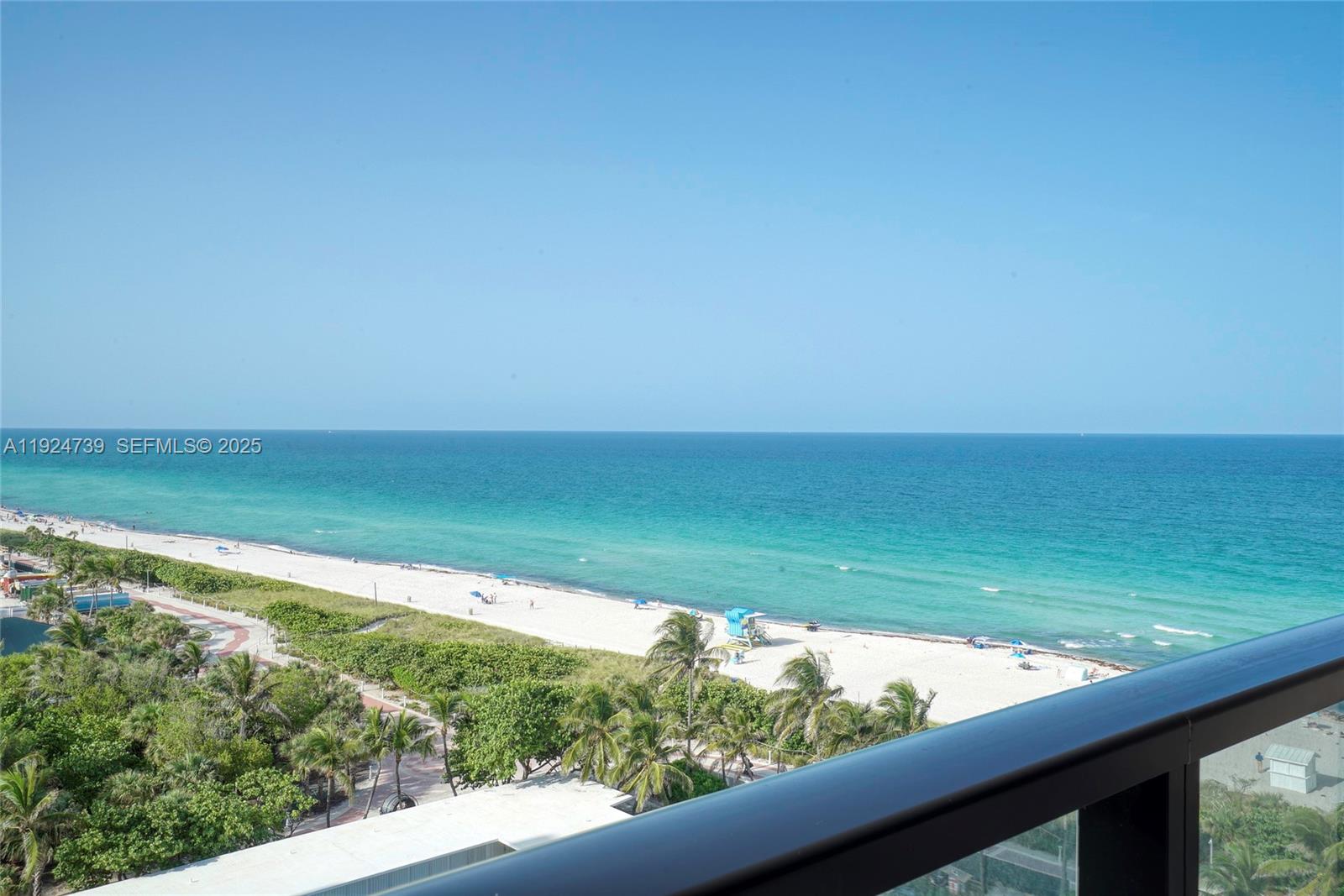 5225 Collins Avenue, Unit 1204 Miami Beach, FL 33140 - Photo 39 of 49 a view of an ocean from a window