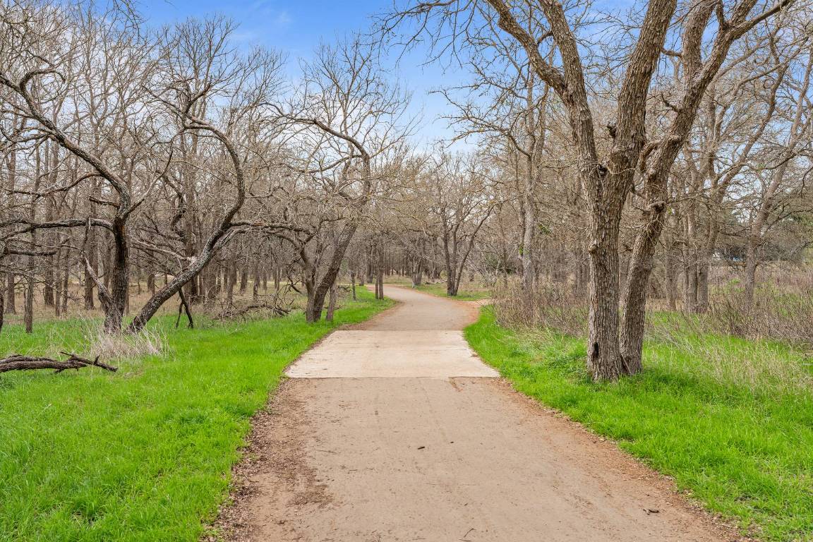 180 Fletcher Bend Buda, TX 78610 - Photo 34 of 36 a park view with large trees