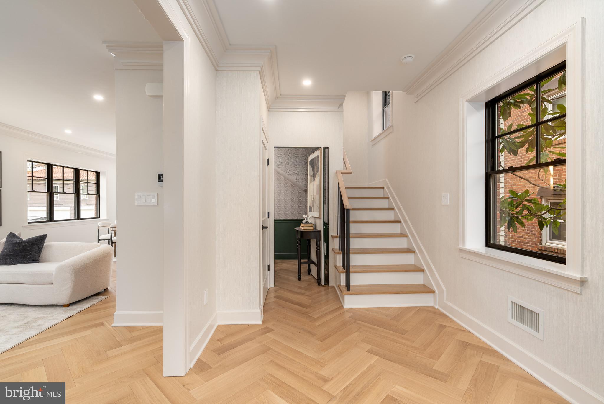 2619 Wisconsin Avenue Northwest Washington, DC 20007 - Photo 20 of 63 Foyer with hidden door to powder room