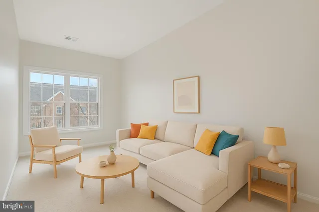 a view of a hallway with staircase