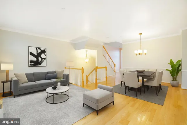 a view of an empty room with glass door