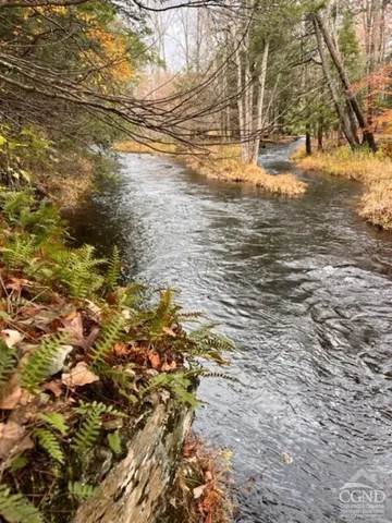 a view of yard covered with snow