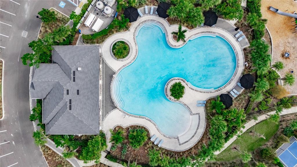 3602 Forest Path Drive Plant City, FL 33565 - Photo 68 of 75 an aerial view of a house with swimming pool and outdoor space