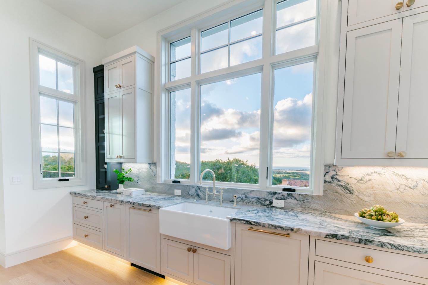 8210 Manjares Road Monterey, CA 93940 - Photo 21 of 76 a kitchen with granite countertop a sink and a window