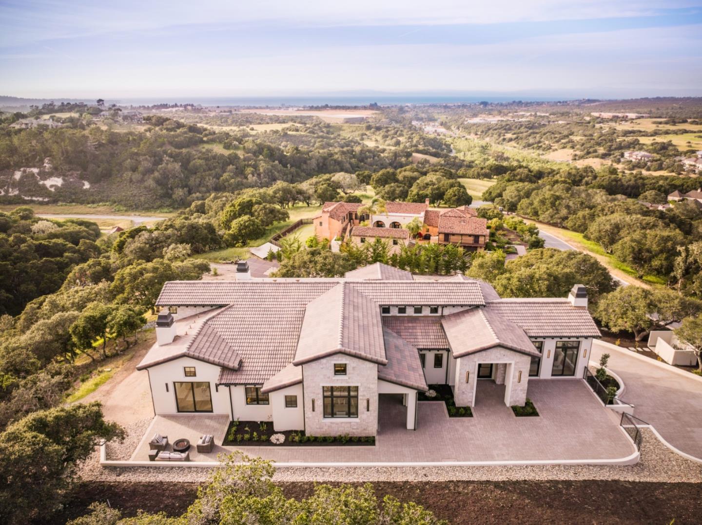 8210 Manjares Road Monterey, CA 93940 - Photo 4 of 76 an aerial view of residential houses with city view