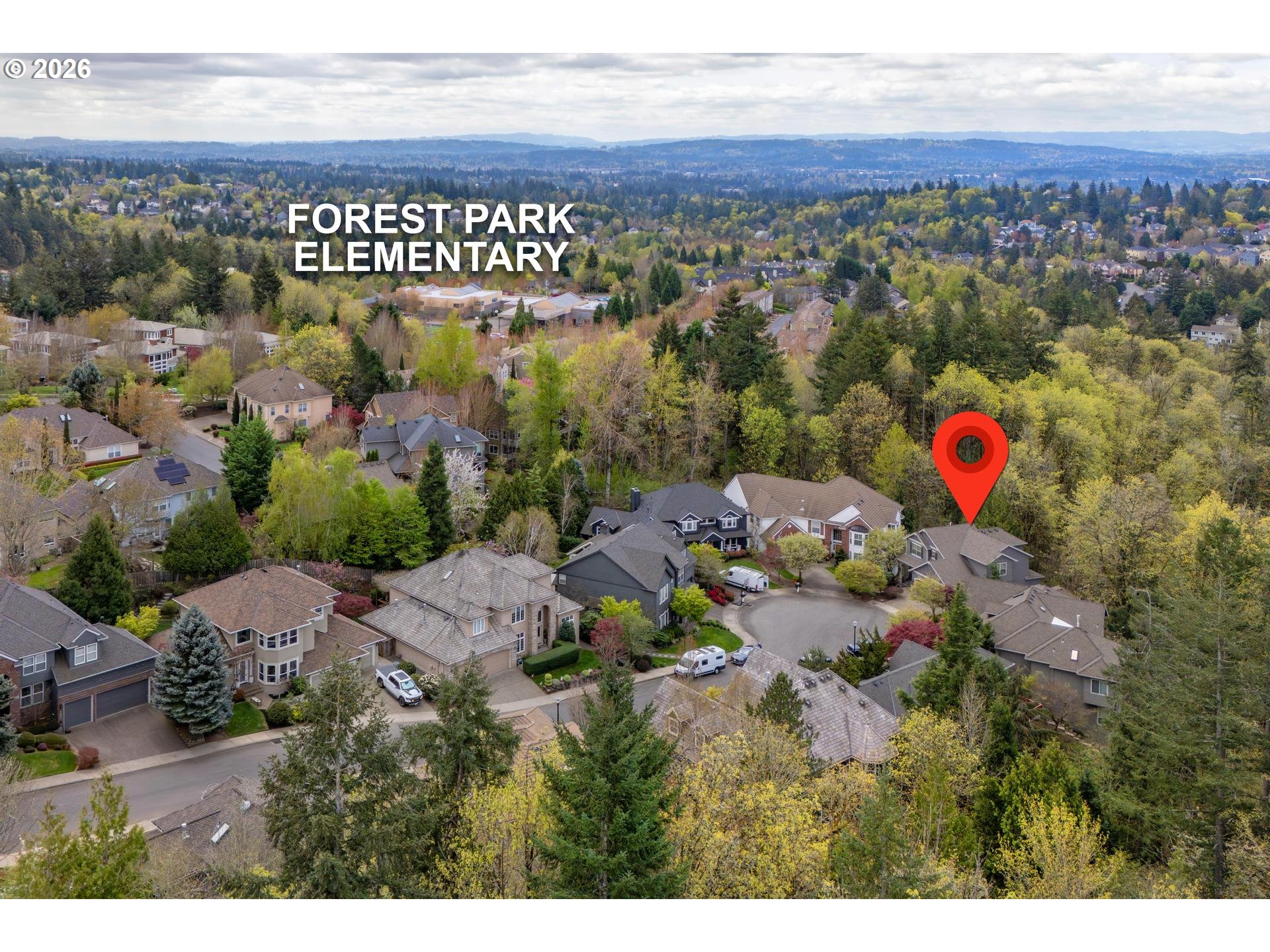 9739 Northwest Henry Court Portland, OR 97229 - Photo 35 of 42 Drone View/UAV
