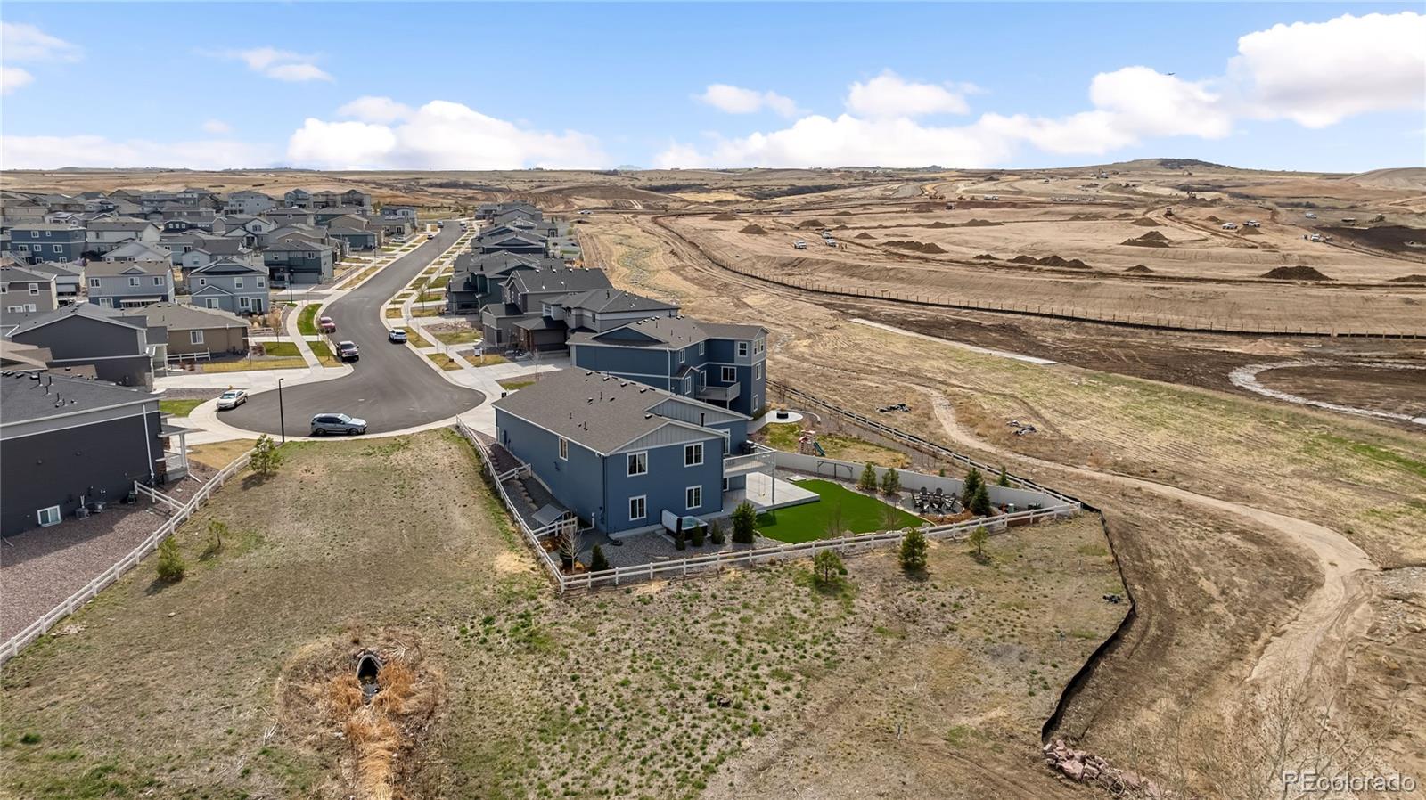 12649 Buffington Trail Parker, CO 80134 - Photo 40 of 47 a view of a city with ocean view