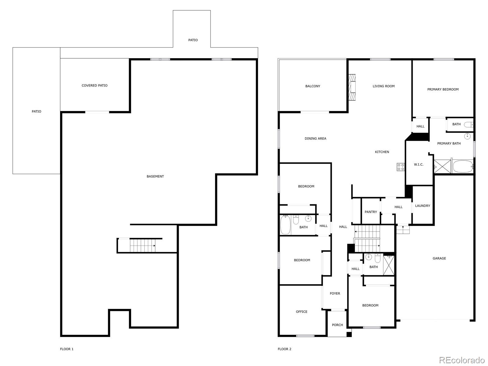 12649 Buffington Trail Parker, CO 80134 - Photo 47 of 47 a picture of floor plan