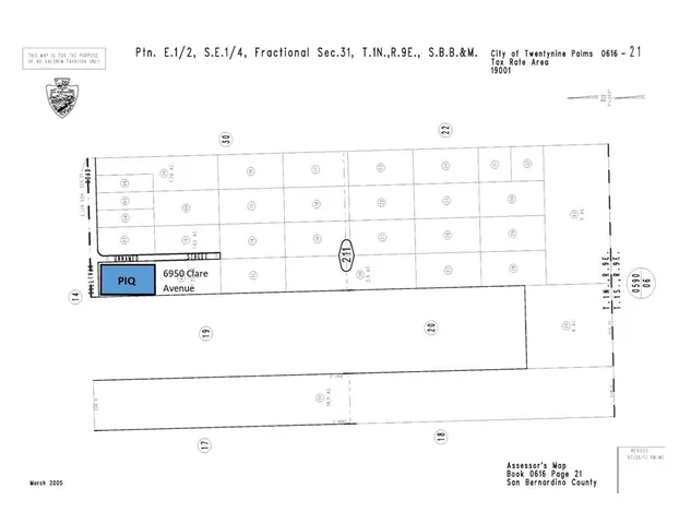 $19,800 | 72840 Hatch, Twentynine Palms, CA 92277