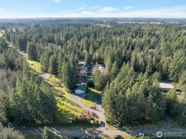 a view of a city with lots of trees