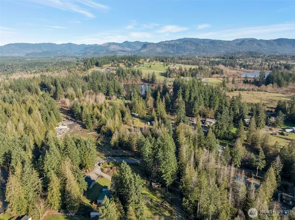 a view of city and mountain