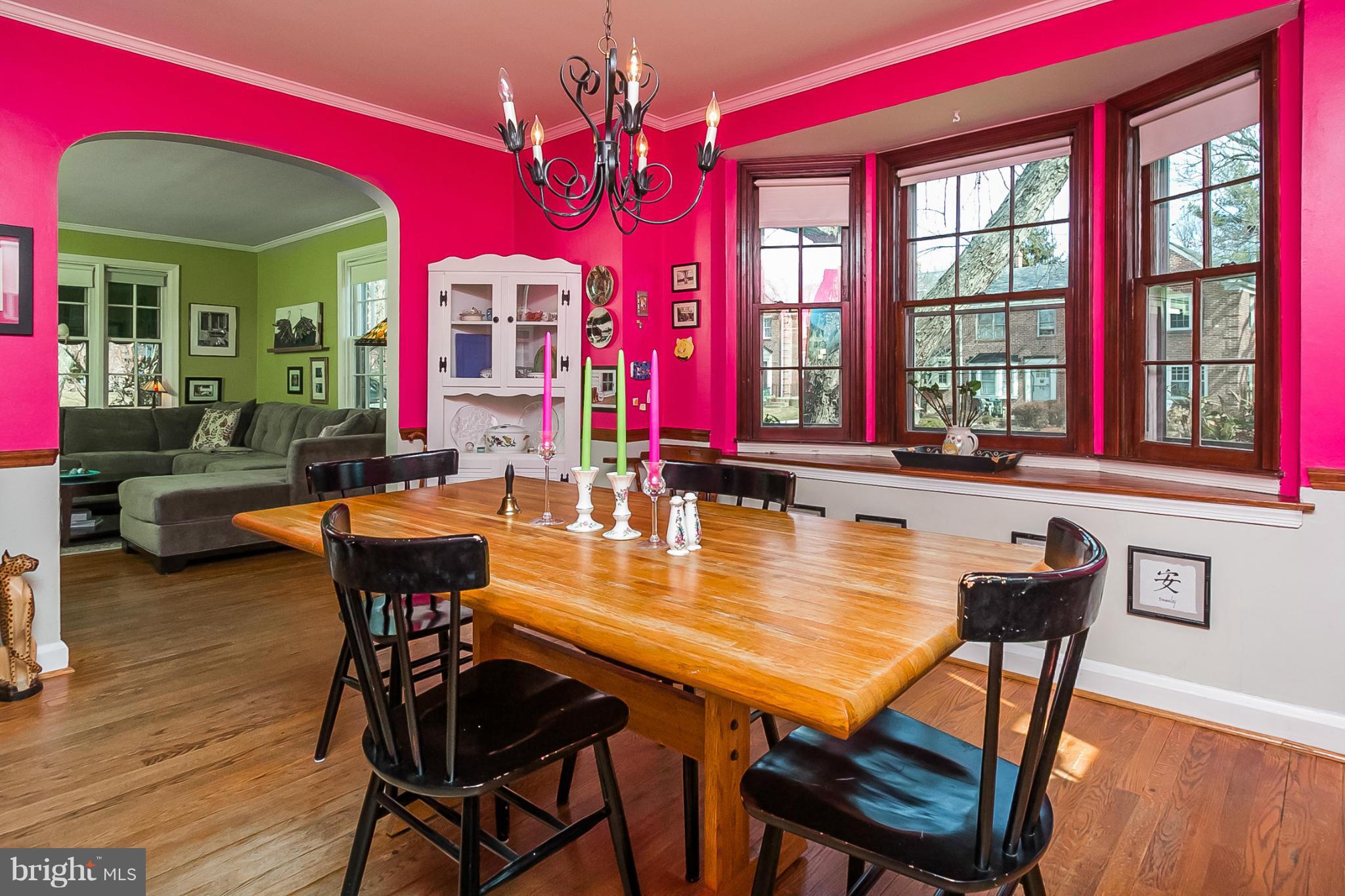 7051 Heathfield Road Baltimore, MD 21212 - Photo 6 of 17 a view of a dining room with furniture window and wooden floor