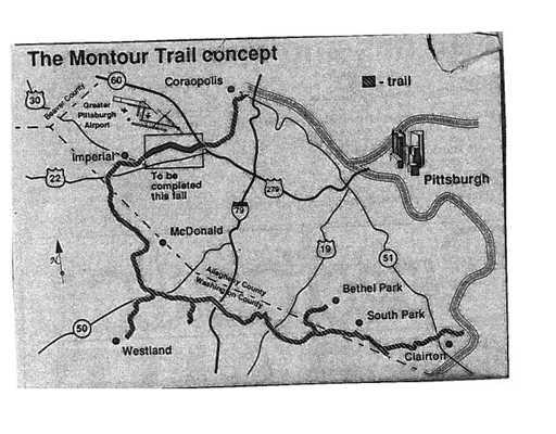 1686 Kennedy Road Imperial, PA 15126 - Photo 4 of 5 Other Plan. MONTOUR BIKING/WALKING TRAIL. THIS TRAIL ABUTS THE PROPERTY.
