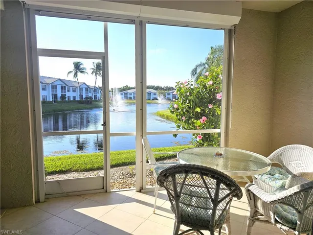 a balcony view with a outdoor space