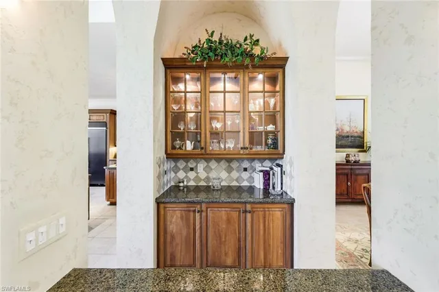 a window with table and chair