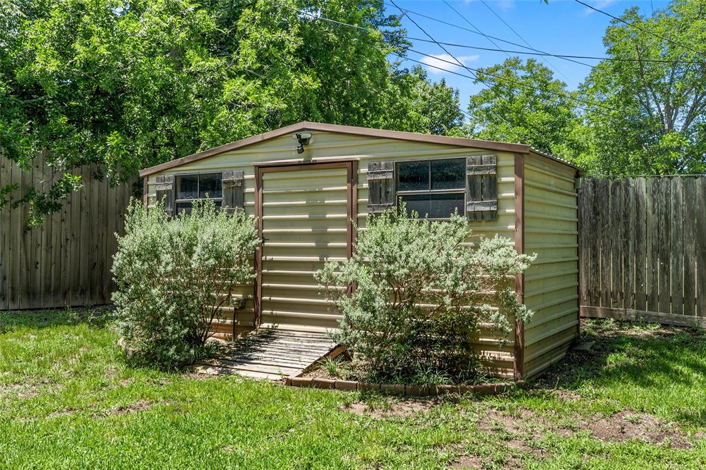 3924 North 30th Street Waco, TX 76708 - Photo 27 of 33 Metal storage building has electric power run to it.